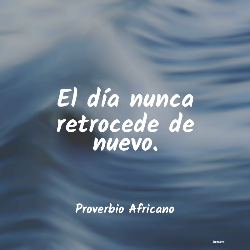 Frases de Proverbio Africano