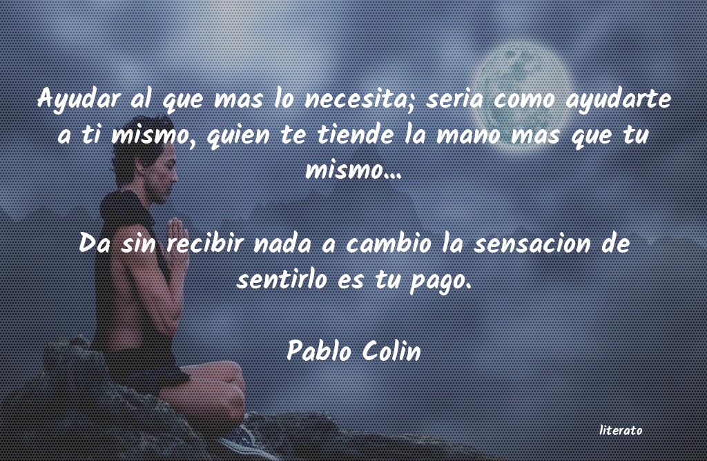 Frases de Pablo Colin