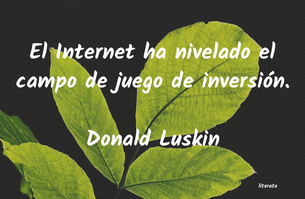 frases de Donald Luskin