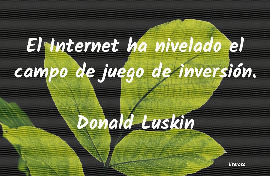 Frases de Donald Luskin