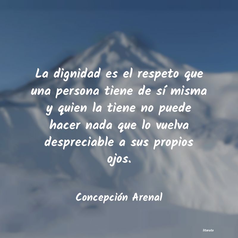 Frases de Concepción Arenal