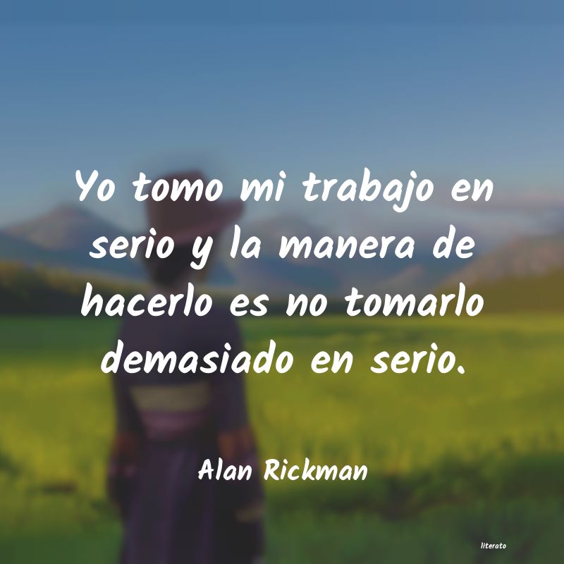frases de Alan Rickman