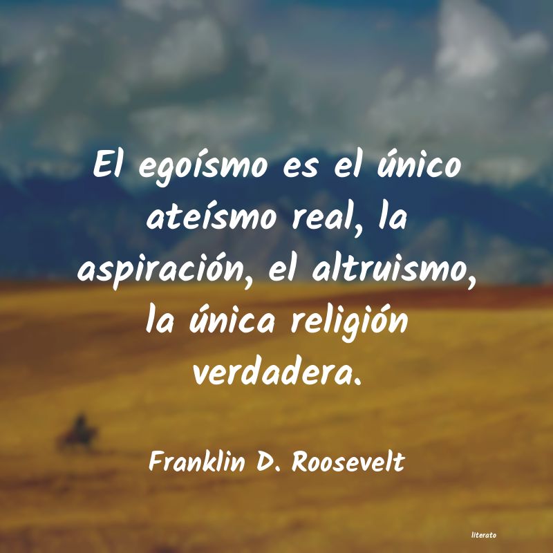 frases de Franklin D. Roosevelt