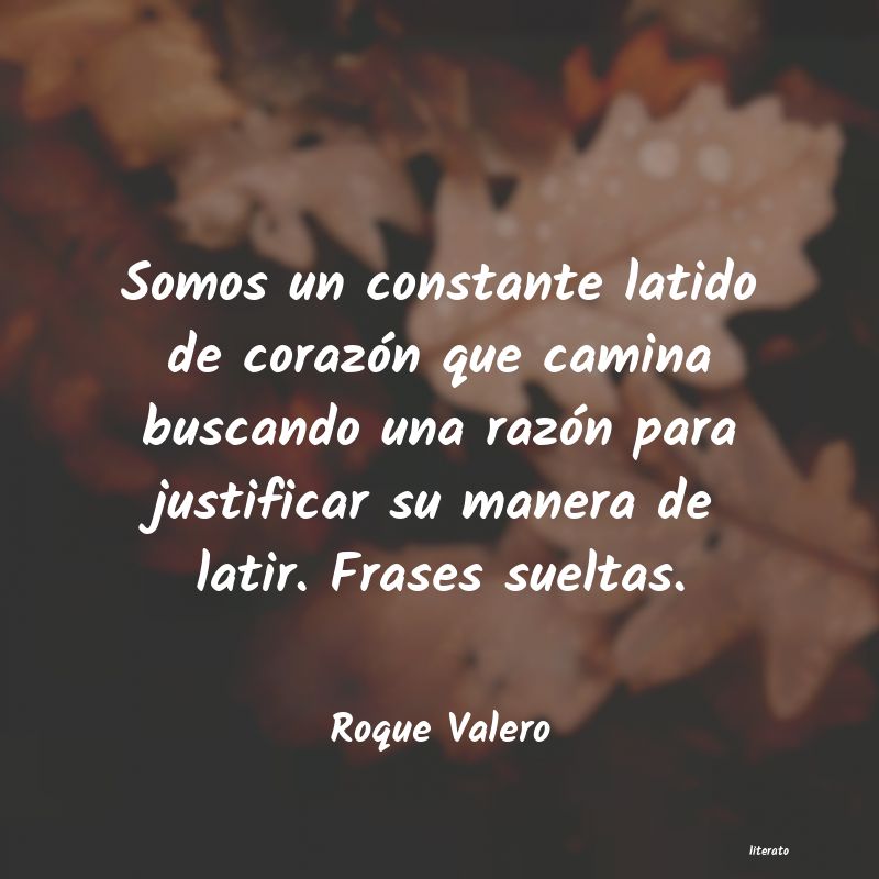 Frases de Roque Valero