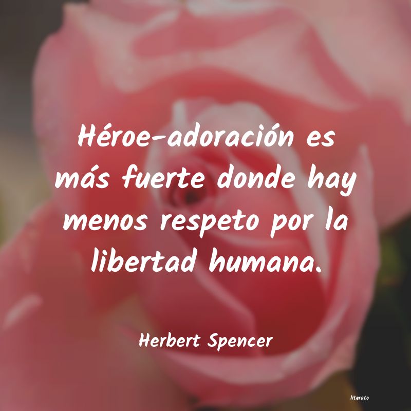 Frases de Herbert Spencer