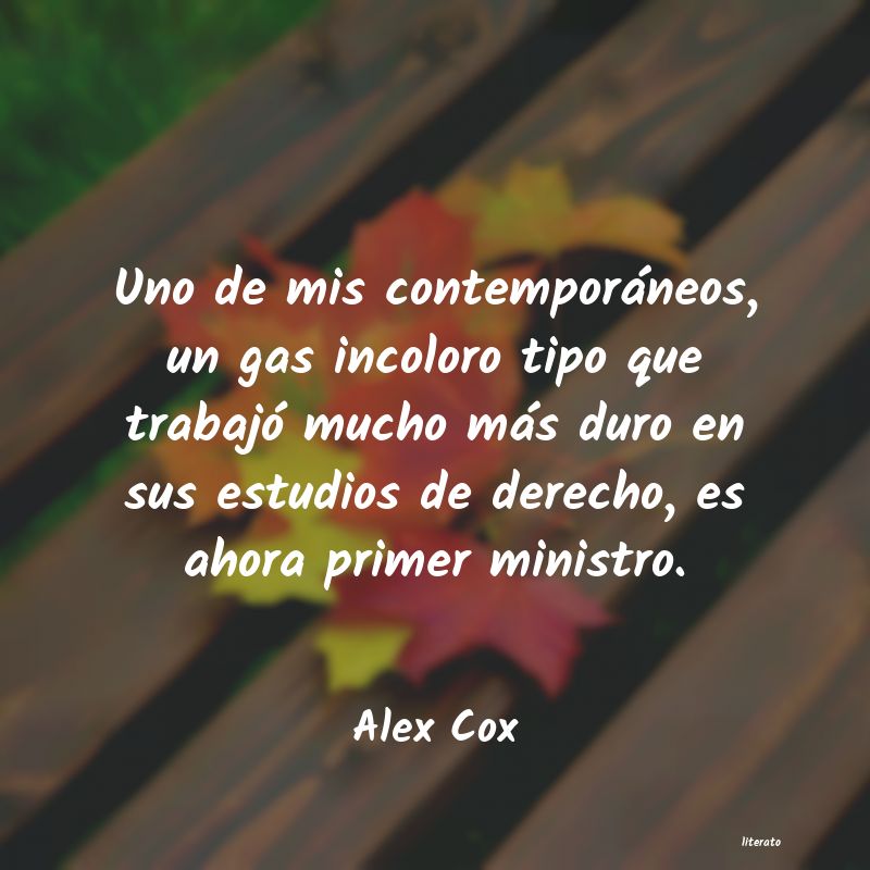 frases de Alex Cox