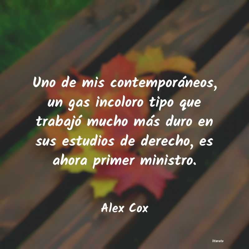 Frases de Alex Cox