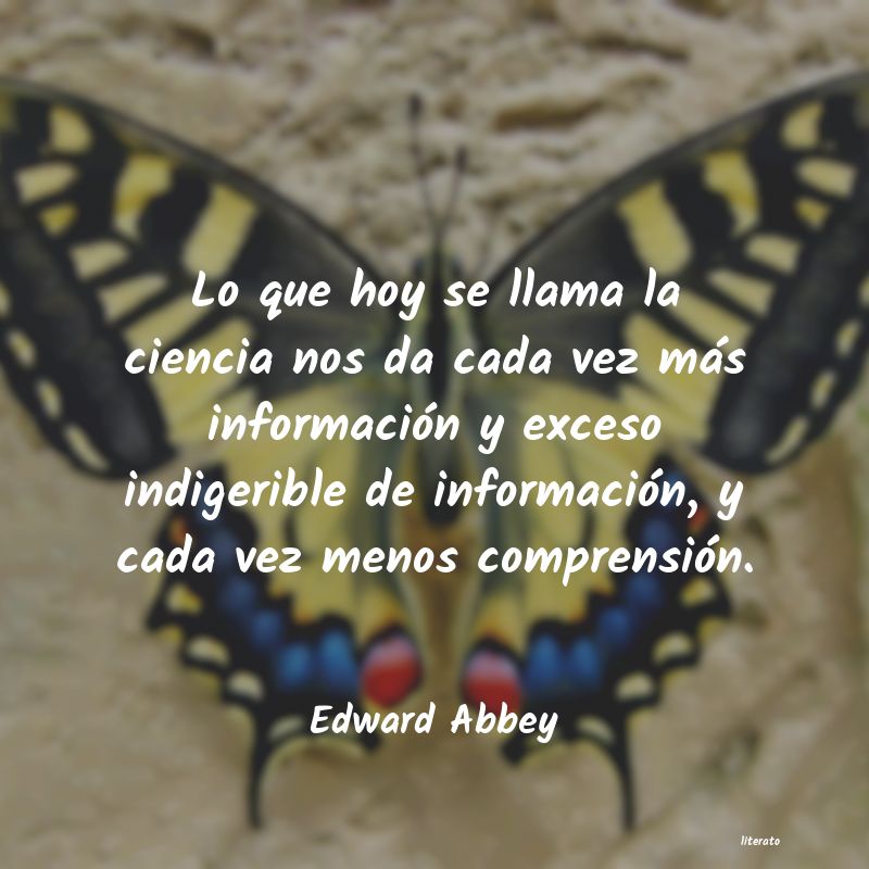 frases de Edward Abbey