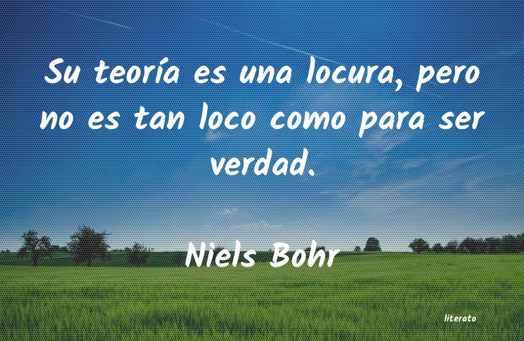 frases de Niels Bohr