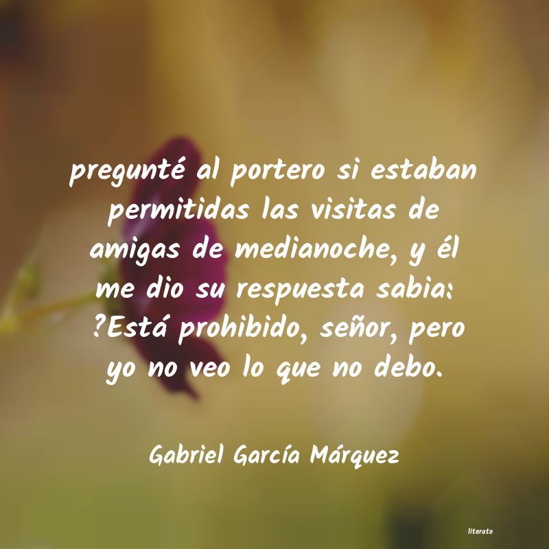 frases de Gabriel GarcÃa Márquez