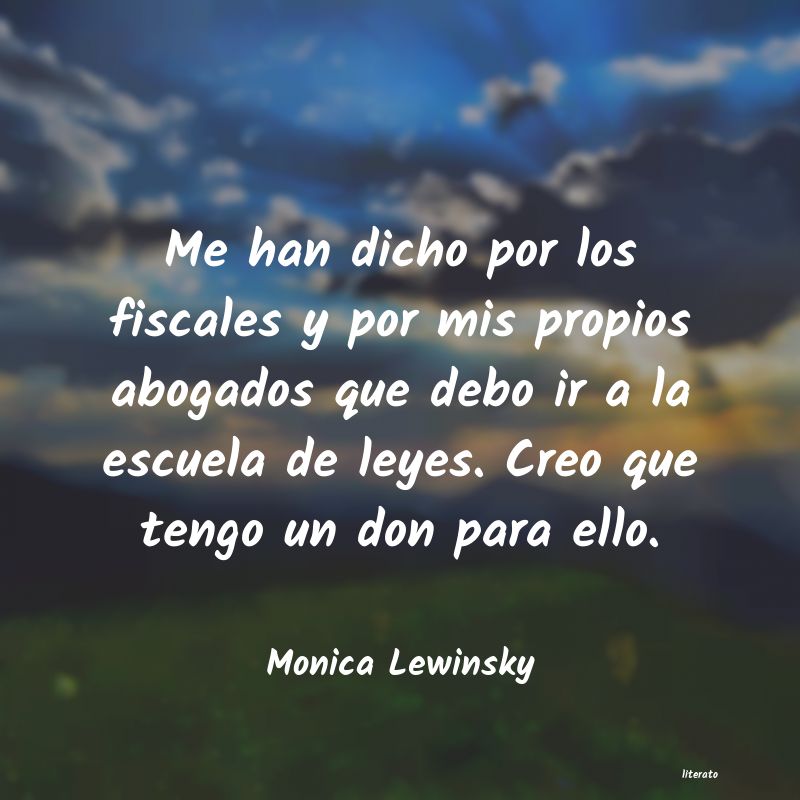 frases de Monica Lewinsky