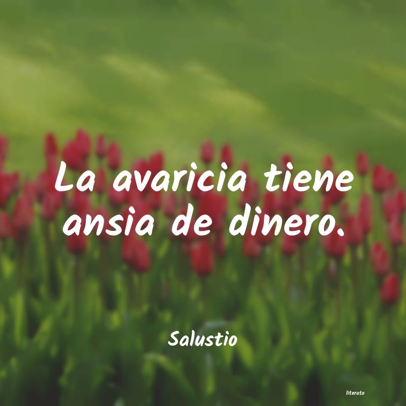 Frases de Salustio