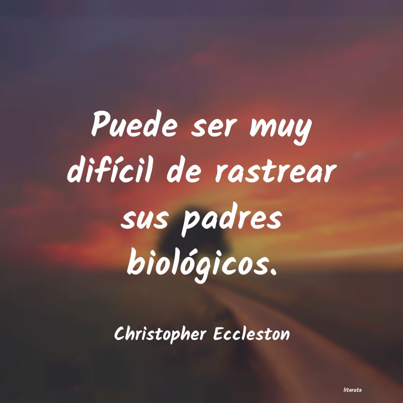 frases de Christopher Eccleston
