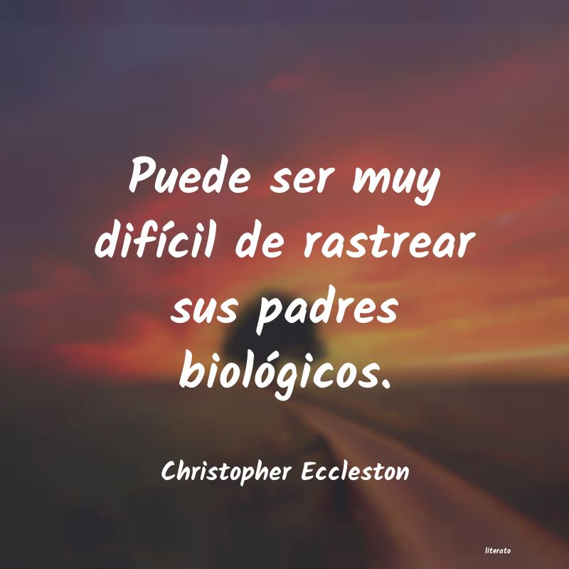 Frases de Christopher Eccleston