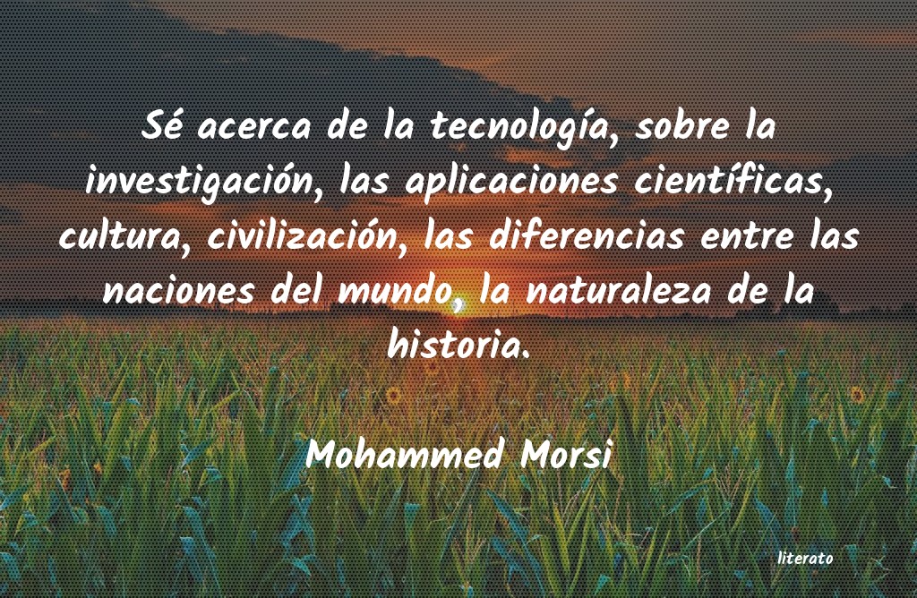 Frases de Mohammed Morsi