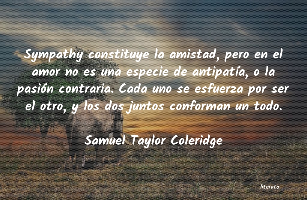 Frases de Samuel Taylor Coleridge