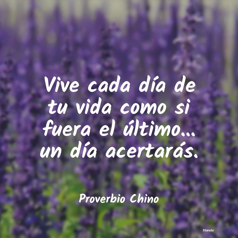 Frases de Proverbio Chino