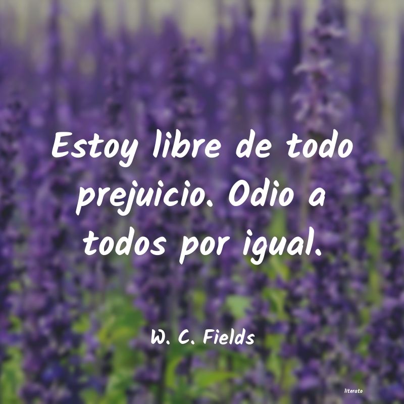 frases de W. C. Fields