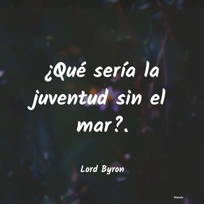 frases de Lord Byron