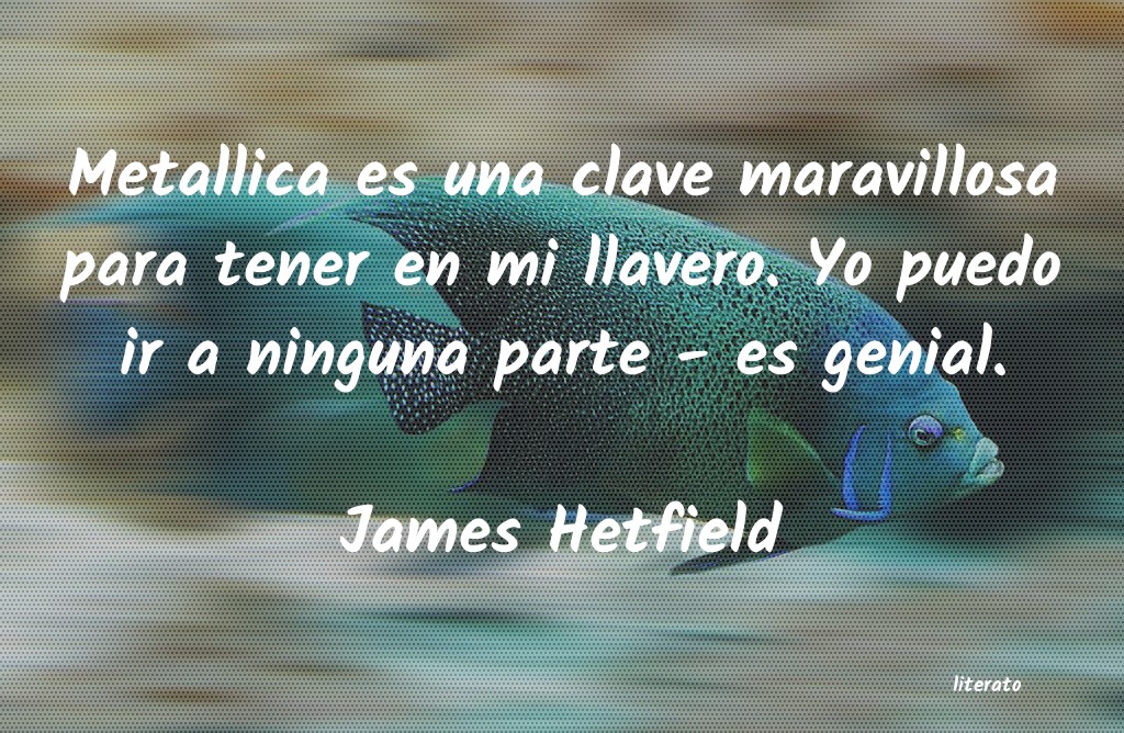 Frases de James Hetfield