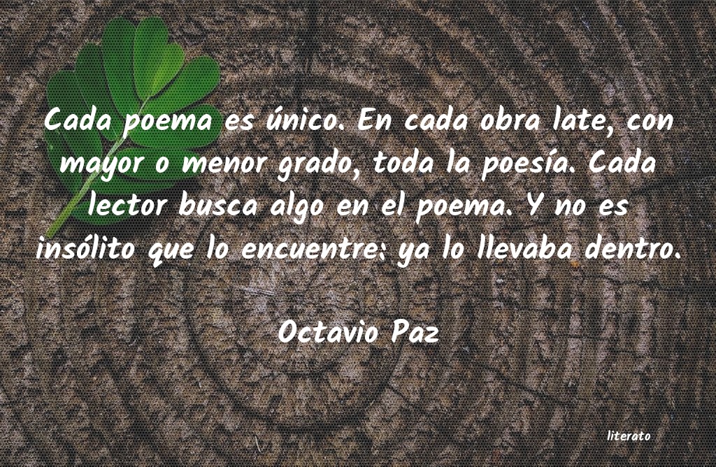 Frases de Octavio Paz