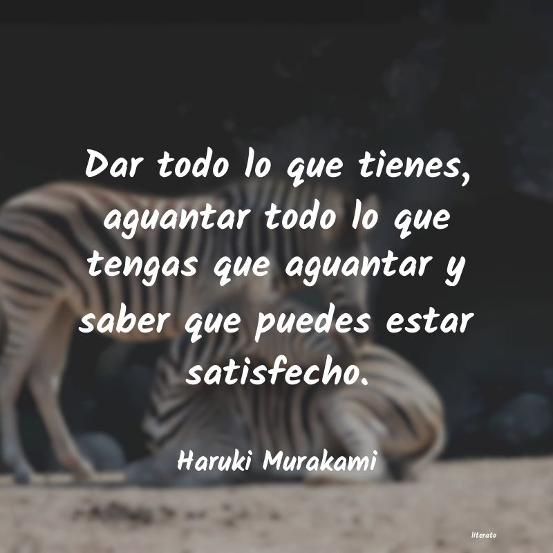 Frases de Haruki Murakami