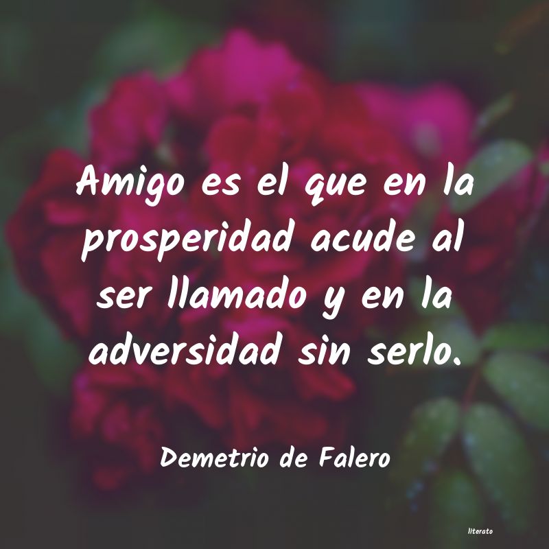 Frases de Demetrio de Falero