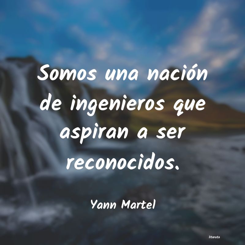 frases de Yann Martel