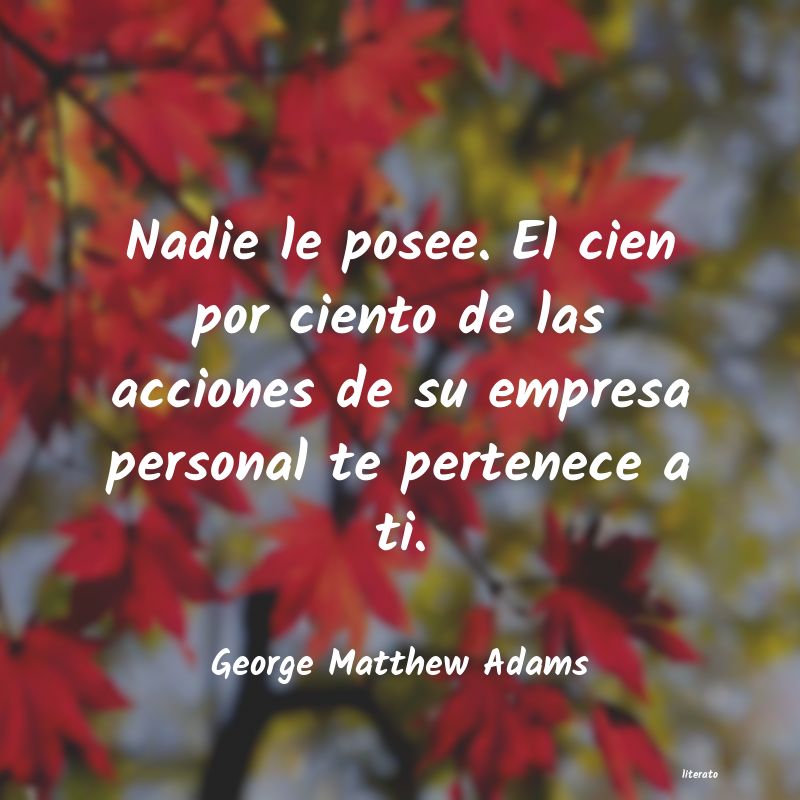 Frases de George Matthew Adams