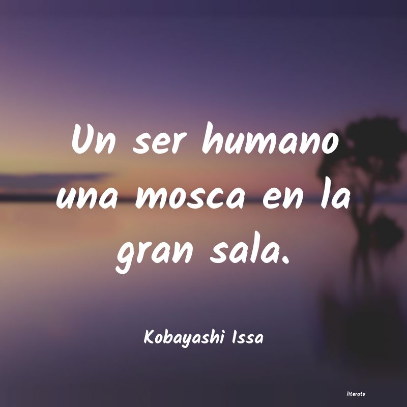 Frases de Kobayashi Issa