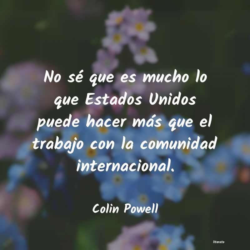 Frases de Colin Powell