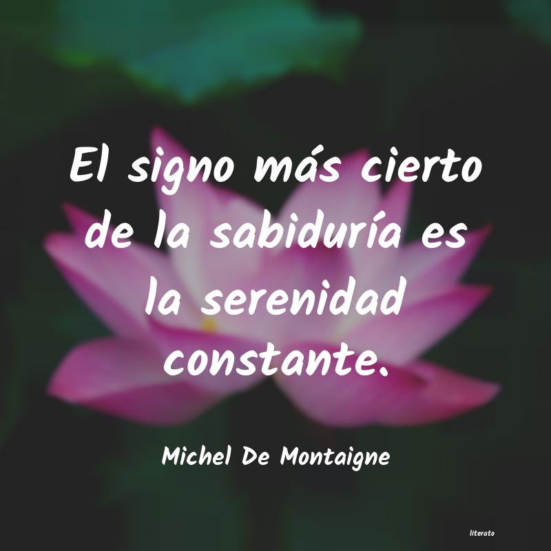 frases de Michel De Montaigne