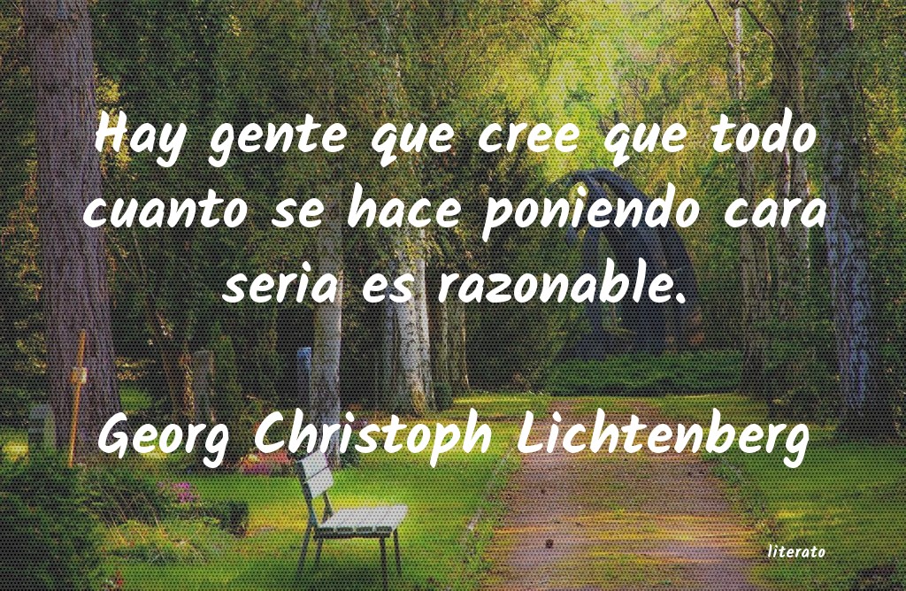 frases de Georg Christoph Lichtenberg
