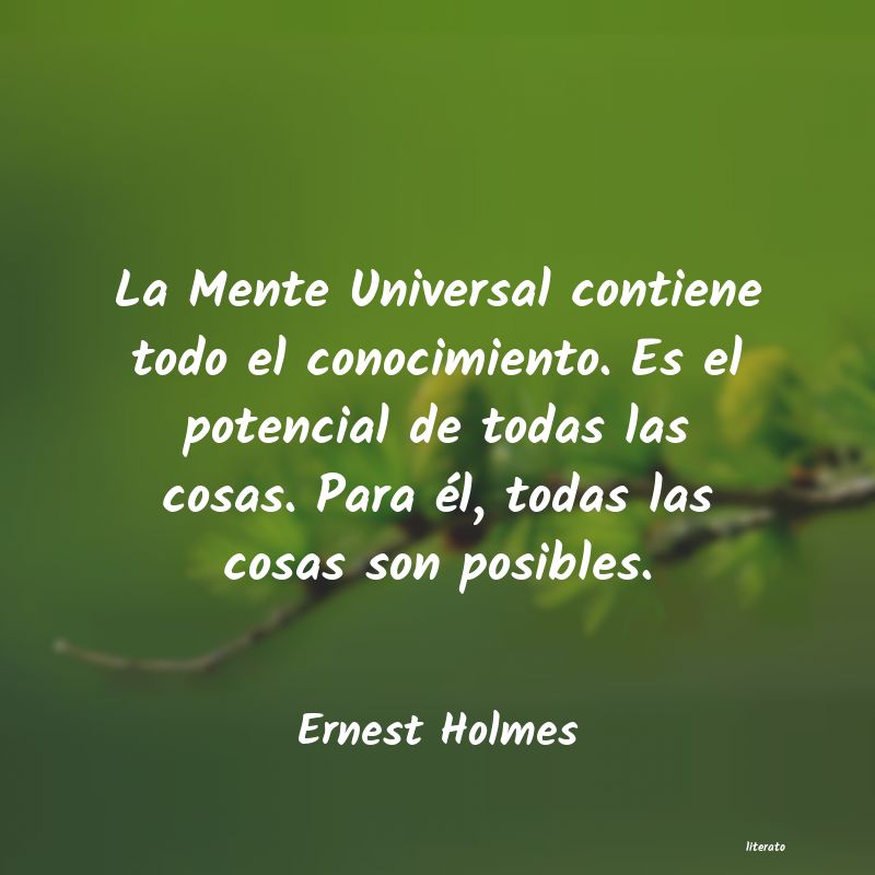 Frases de Ernest Holmes