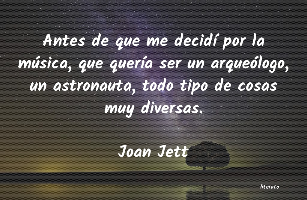 Frases de Joan Jett