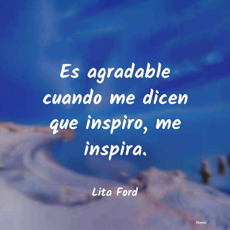 Frases de Lita Ford