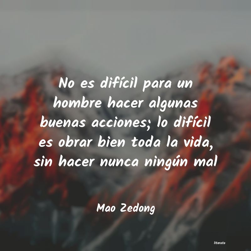 frases de Mao Zedong