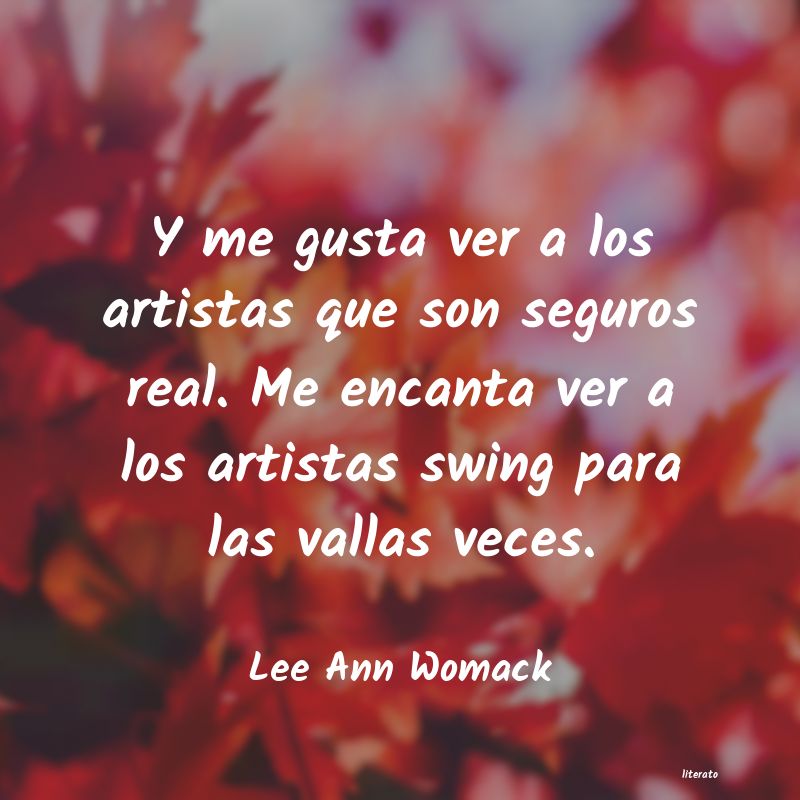 Frases de Lee Ann Womack