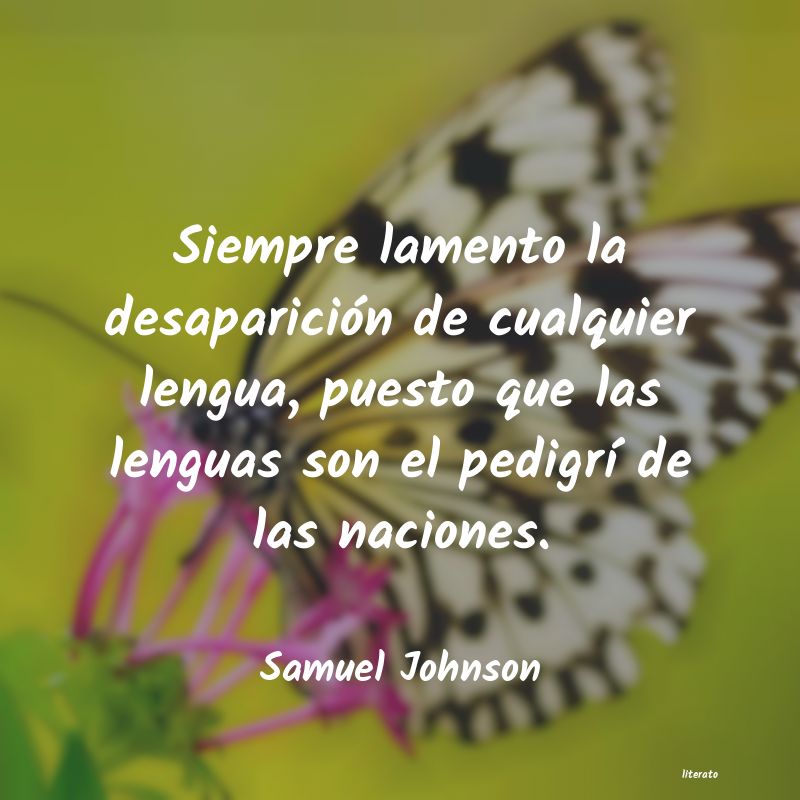 frases de Samuel Johnson