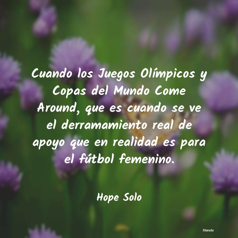 Frases de Hope Solo