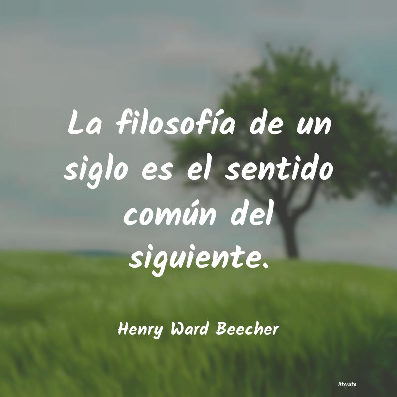 frases de Henry Ward Beecher