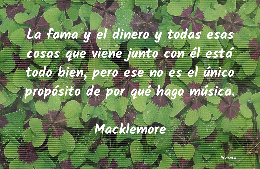 frases de Macklemore