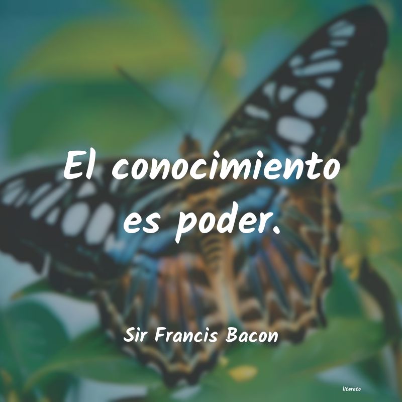 frases de Sir Francis Bacon