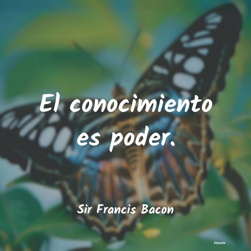 Frases de Sir Francis Bacon