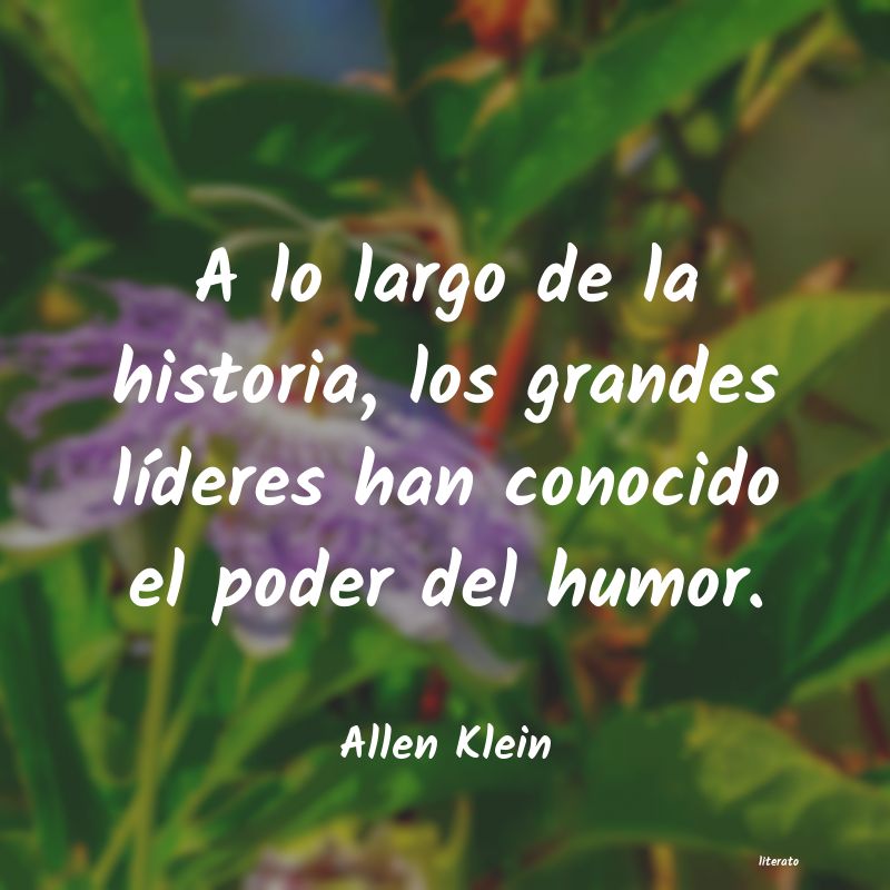 frases de Allen Klein