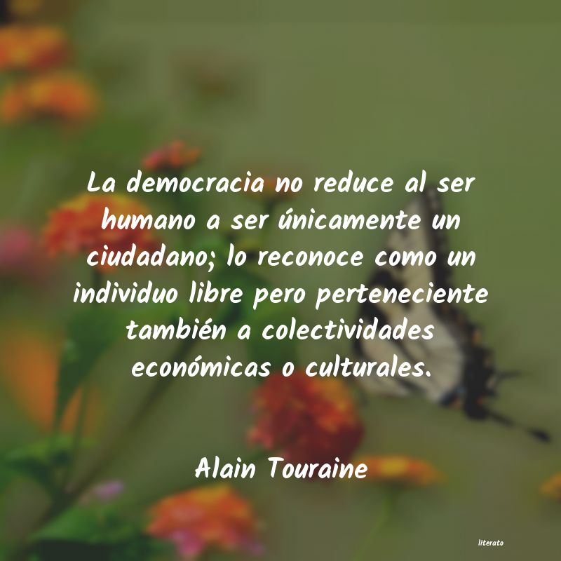 frases de Alain Touraine