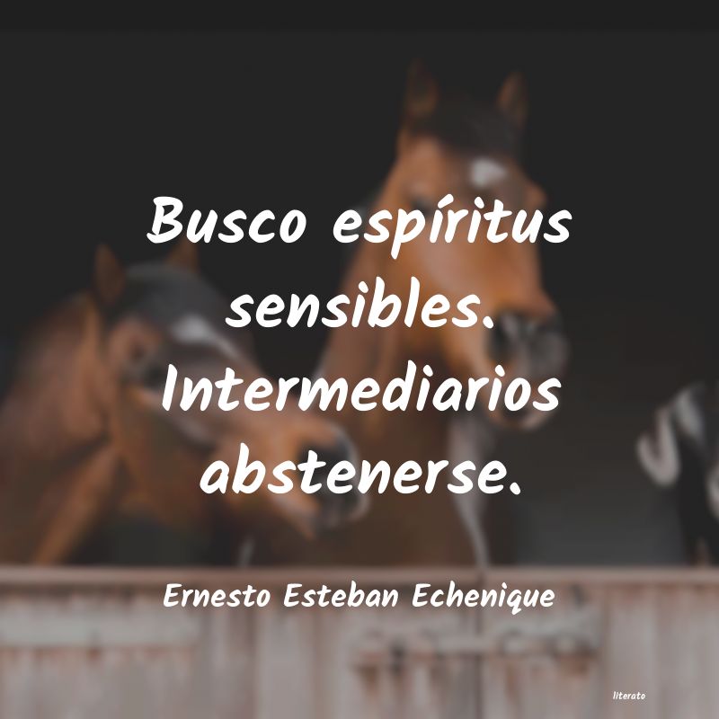 Frases de Ernesto Esteban Echenique