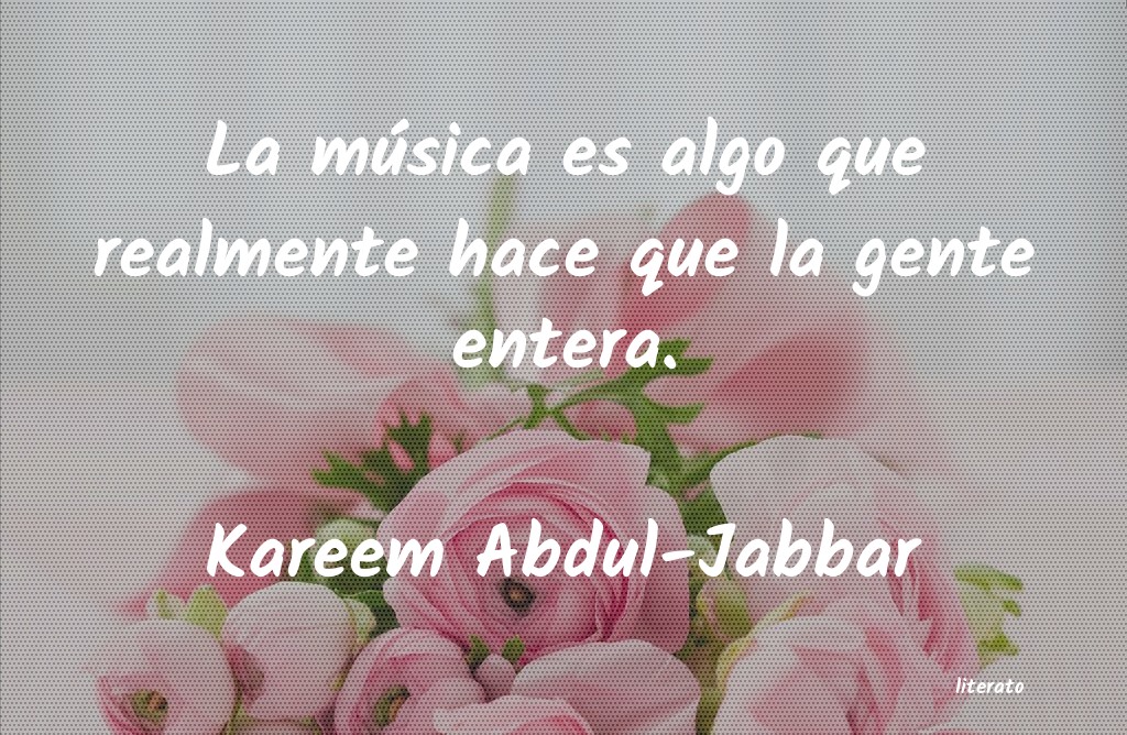 Frases de Kareem Abdul-Jabbar