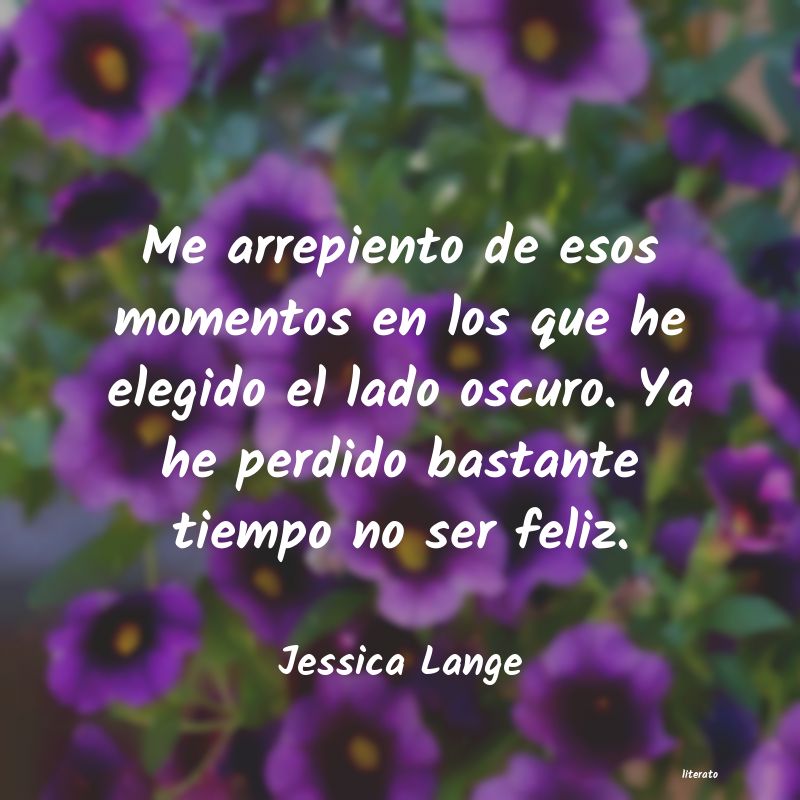 Frases de Jessica Lange