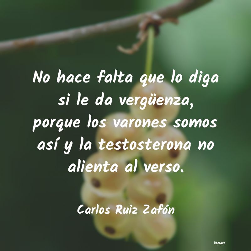 frases de Carlos Ruiz Zafón